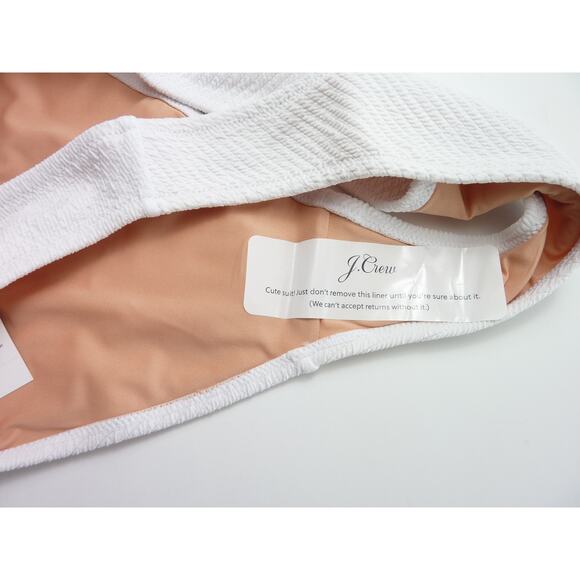 NWT J.Crew Swim Crinkle Texture Suit Bottom Size L - Picture 6 of 6